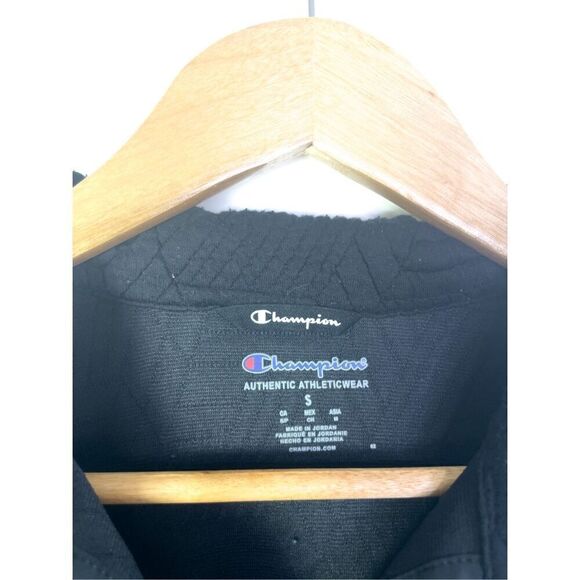 Champion Jacket Women Soft Touch Textural Full Zip Embroidered Script Logo S - Picture 4 of 12